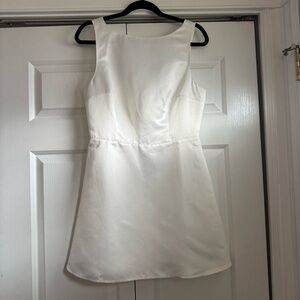 REFORMATION Zenni dress Classic White Sleeveless A-Line Dress